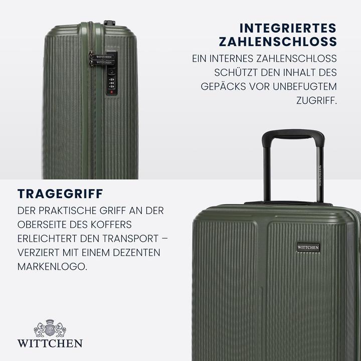 Wittchen Hartschalen-Trolley XL mit Zahlenschloss (96 l)