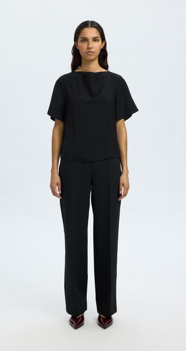 Immagine prodotto Selected Viskosemix Oberteil mit kurzen Ärmeln (36)