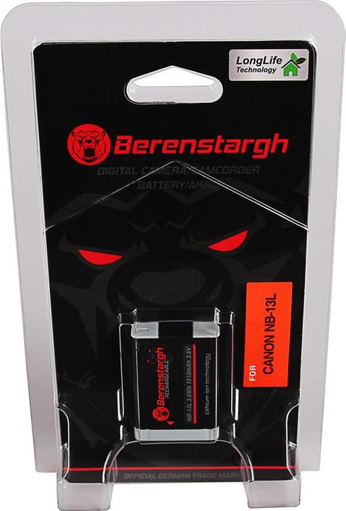 Actual product image Berenstargh Battery f. Canon NB-13L