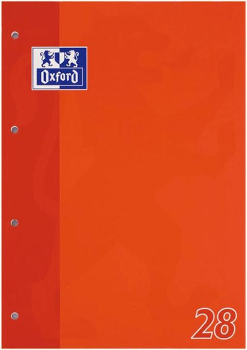 Actual product image Oxford School notepad, A4, ruling 28 (A4, Lined, Hardcover)