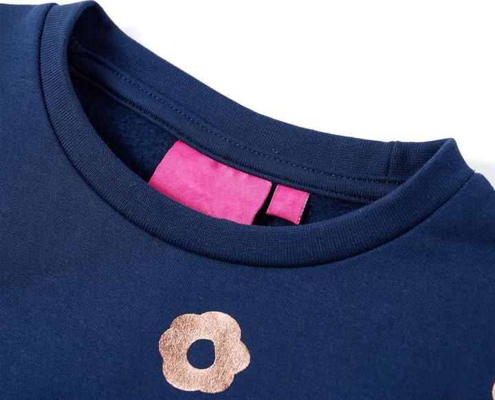 Immagine prodotto VidaXL Felpa da bambino blu navy 128,Materiale: 95 % cotone. 5 (128)