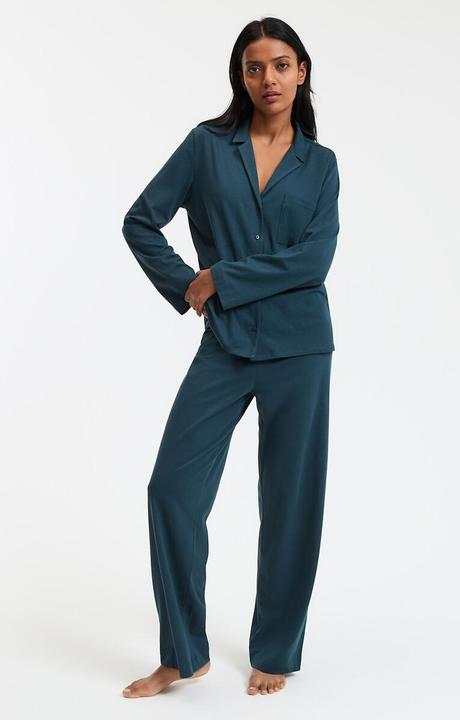 Produktbild La Redoute Collections Pyjama mit langen Ärmeln aus Baumwoll-Jersey (M)