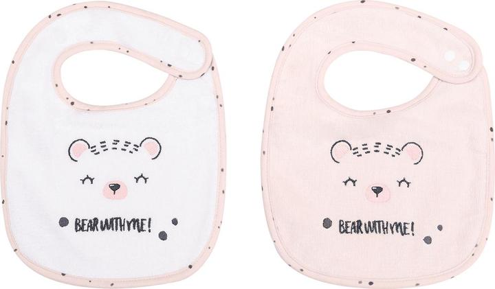 Actual product image Kikkaboo Baby Bib Set of 2 Bear 23 x31 (12 months)