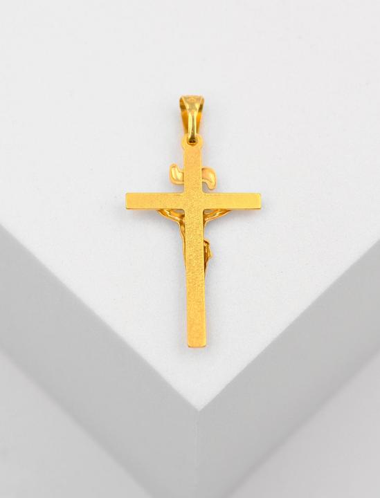 Image du produit Muau Croix (750, Or blanc, Or jaune 18 carats)