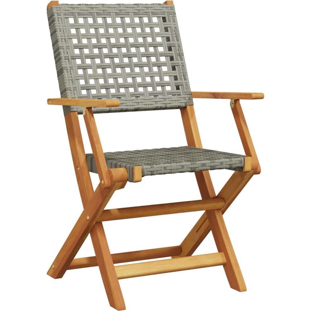 Thumbnail - VidaXL, Gartentisch + Balkontisch, 3-tlg. Bistro-Set und (60 cm)