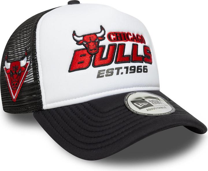Image du produit New Era A-Frame Mesh Trucker Cap - Foam Chicago Bulls