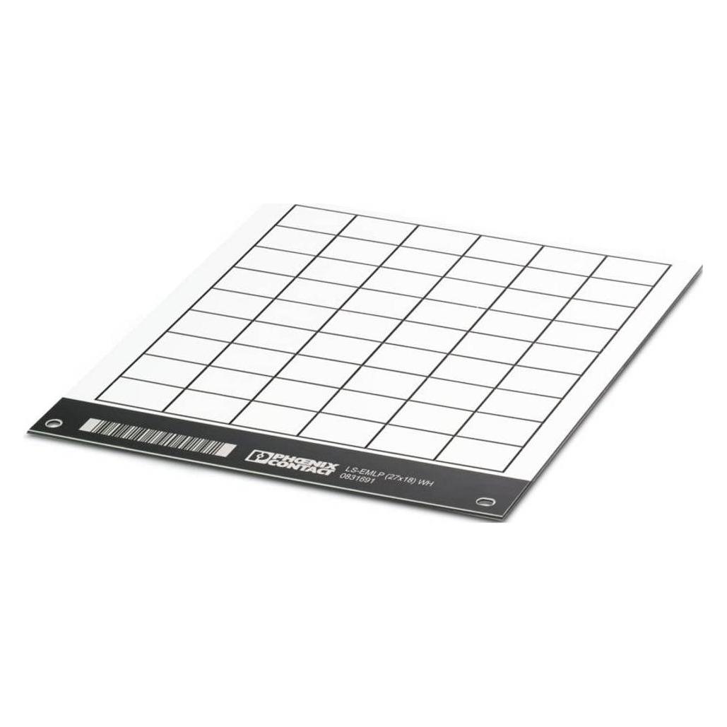 Phoenix Contact, Labels, LS-EMLP (27X18) WIT