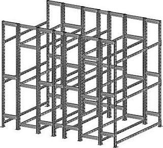 Actual product image kaiserkraft Tire rack, galvanized