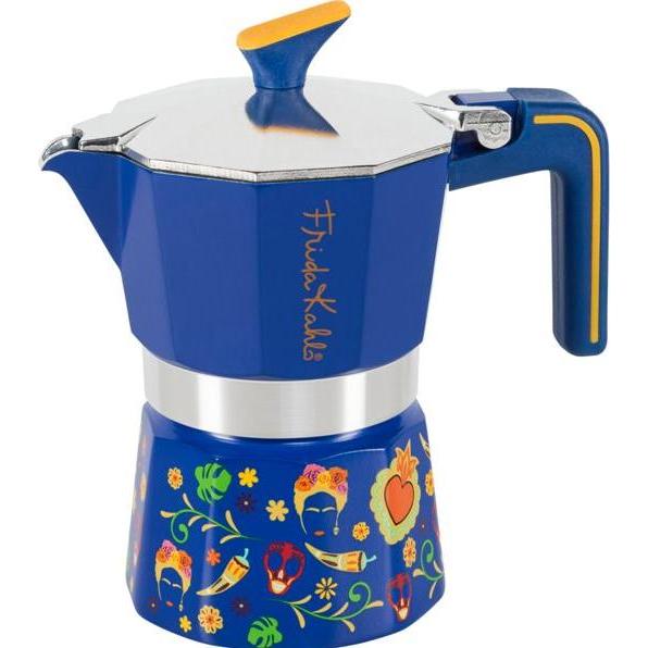 Pedrini 3TZ FRIDA KAHLO, blu, Caffettiera moka, Blu