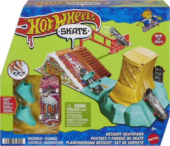 Actual product image Hot Wheels SKATE Dessert Skate Park