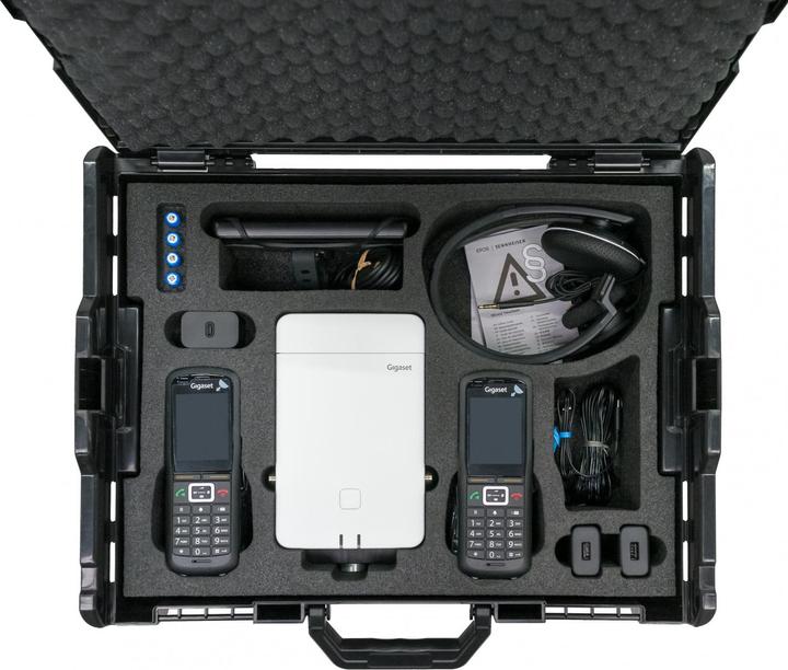 Productafbeelding Gigaset PRO DECT Site Planning Kit (SPK) PRO meetkoffer incl. N870 basisstation met statiefbevestiging