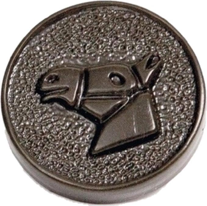 Actual product image Shires Button horse head (S)