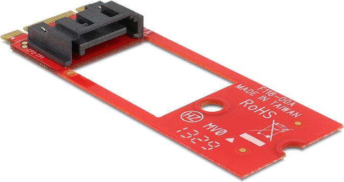Actual product image Delock M.2 to SATA 7Pin Adapter