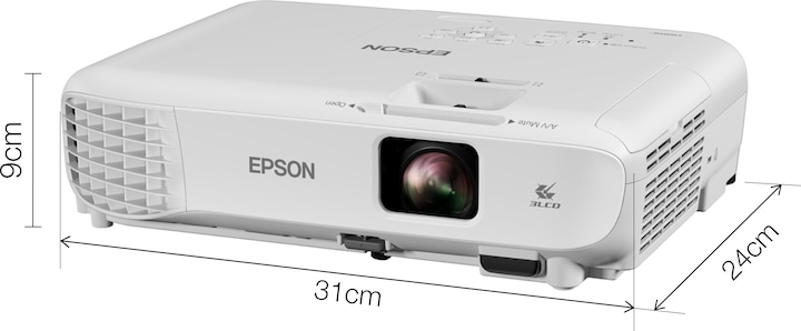 Epson EB-W06 (WXGA, 3700 lm, 1.3 - 1.56:1)