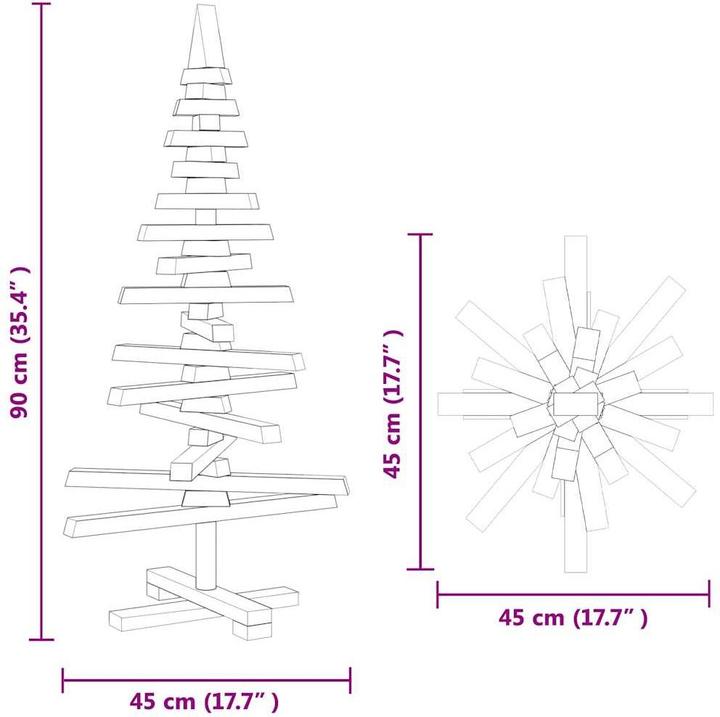 Produktbild vidaXL Weihnachtsbaum (90 cm)
