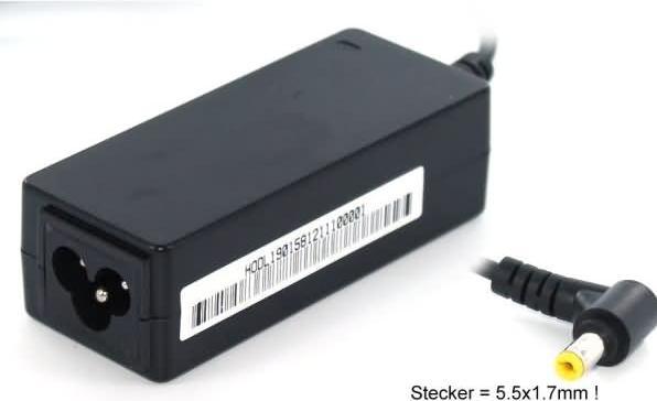 Image du produit AGI 85978 - Ordinateur portable - intérieur - 100 - 240 V - noir - ACER ASPIRE ONE D260 - 91 mm (30 W)