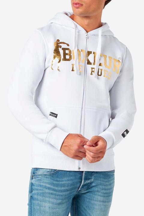 Actual product image Boxeur des Rues Sweat Jacket Hoodie Full Zip With Patch (M)