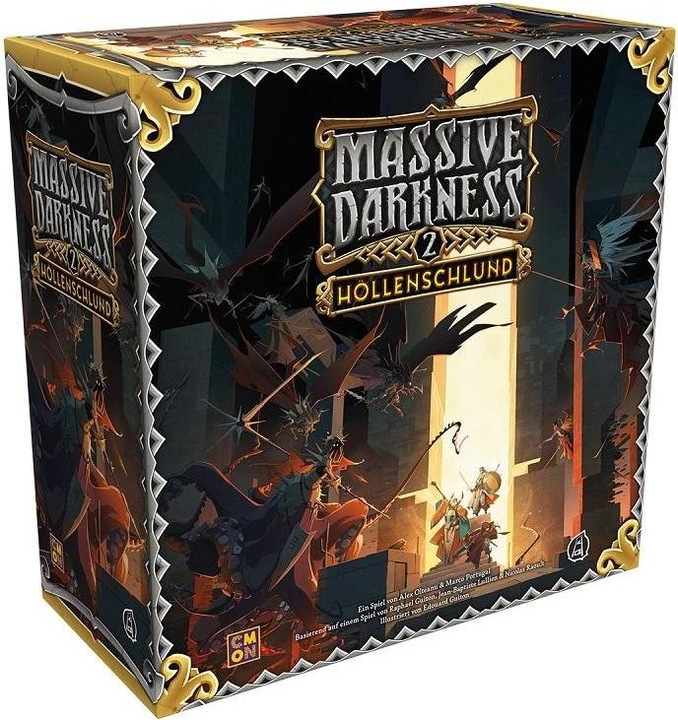 Productafbeelding Cmon CMND0151 - Massive Darkness 2: Hellmouth, voor 1-6 spelers, vanaf 14 jaar (DE editie) (Duits)