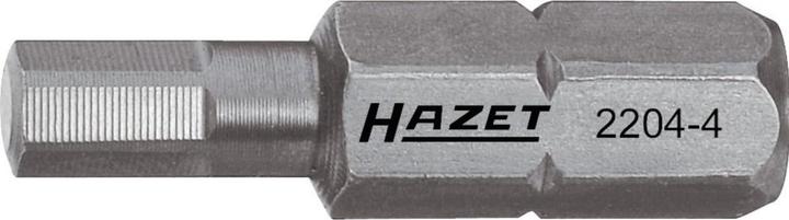 Produktbild HAZET Bit 2204-5 ∙ Sechskant6,3 (1/4 Zoll) ∙ Innen Sechskant Profil ∙ 5 mm