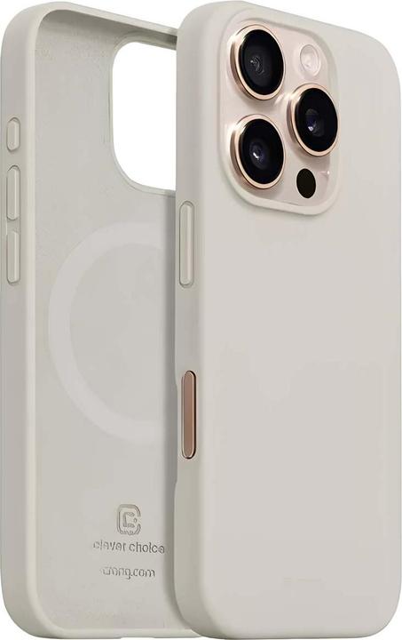 Produktbild Crong Color Cover Magnetic - iPhone 16 Pro MagSafe Hülle (Steinlünette) (Apple iPhone 16 Pro)