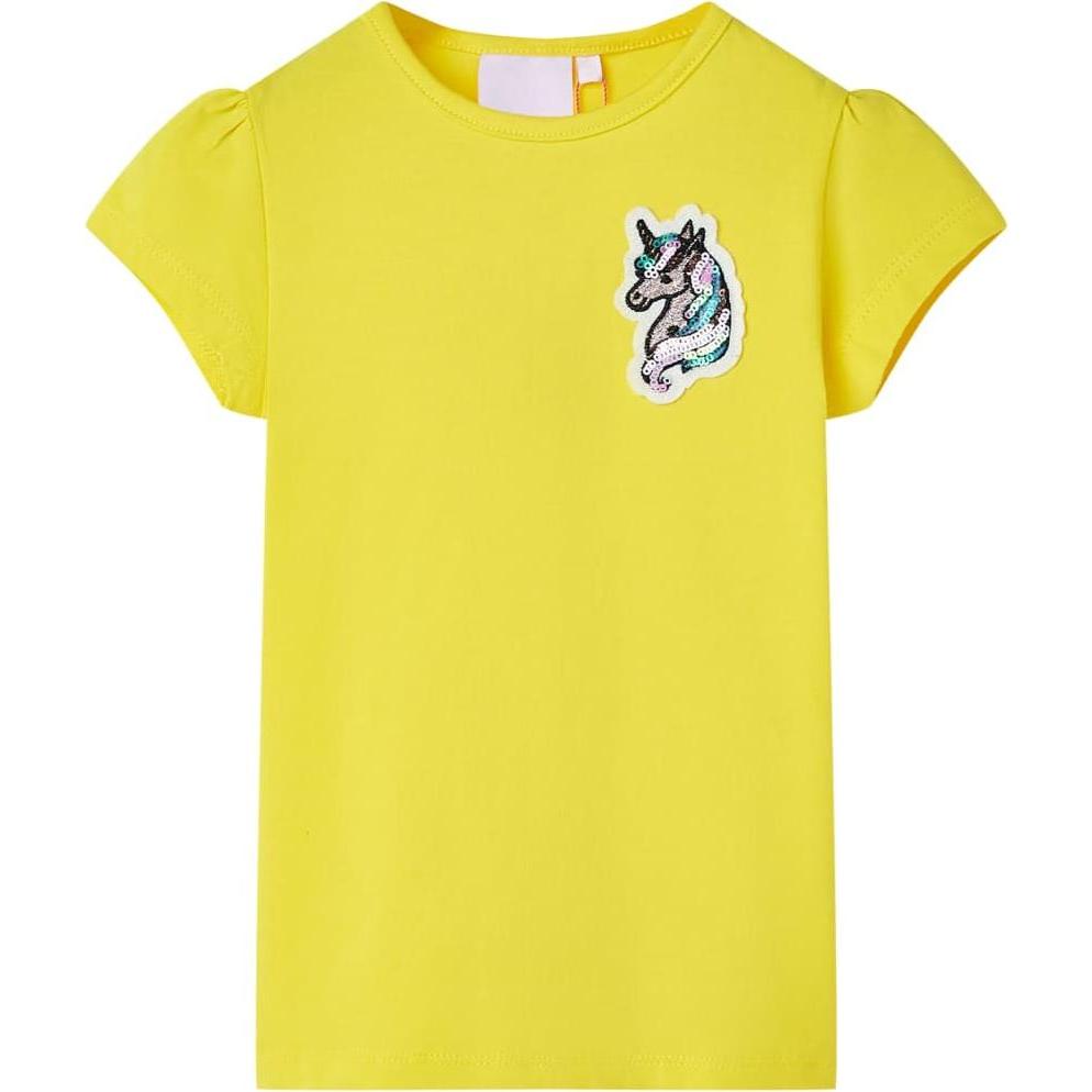 VidaXL, Jungen, Shirt, Jenifer, Gelb, (128)