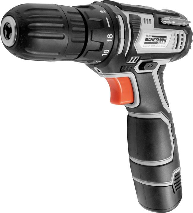 Produktbild Mannesmann Akkubohrschrauber 12 V (Akkubetrieb)