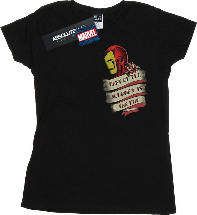 Produktbild Iron Man Tattoo Journey Breast Print TShirt (L)