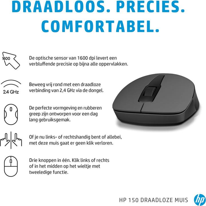 Produktbild HP 150 Wireless Mouse (Kabellos)