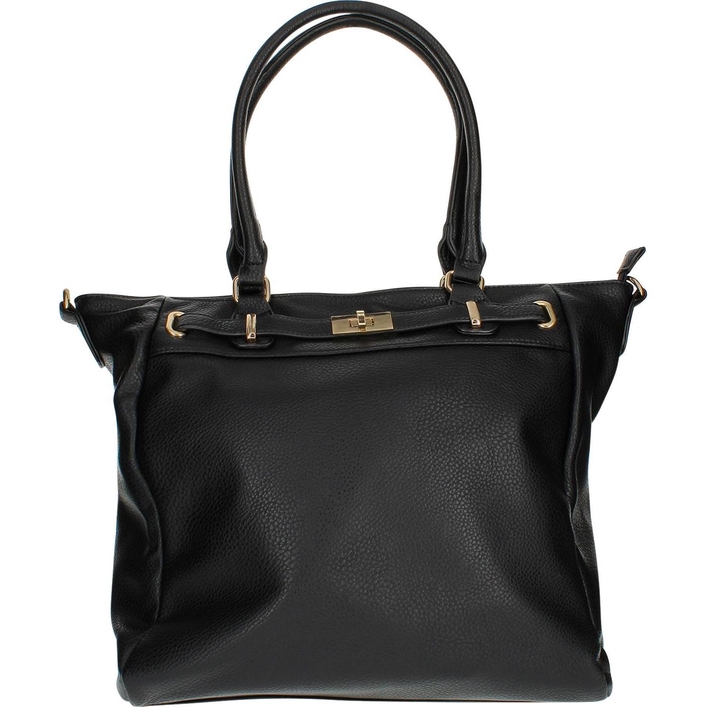 Gallantry, Tasche, Faux Leather Tragetasche, Schwarz, (5 l)