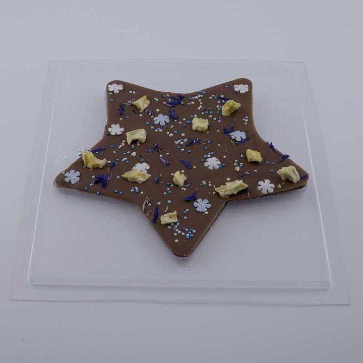 Produktbild miniSchoggi Schokoladentafelform Stern