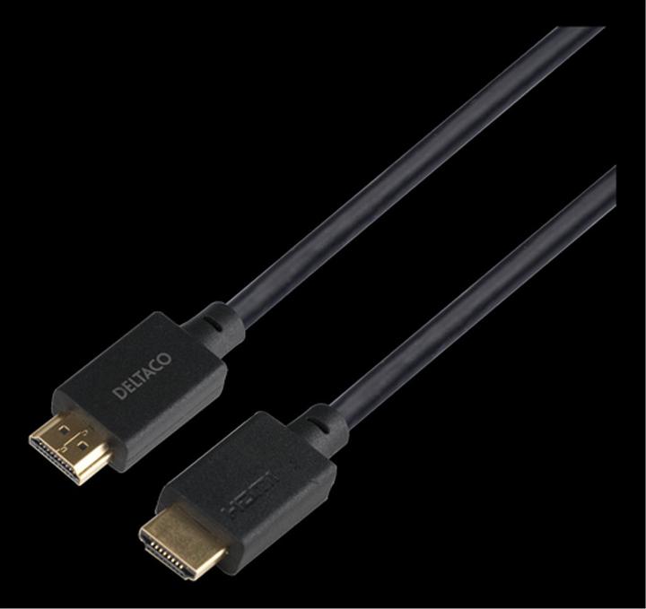 Image du produit Deltaco ULTRA High Speed HDMI-cable 48Gbps 1m black (1 m)