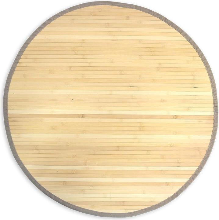 Actual product image Greendeco Bamboo mat 150cm round natural (150 x 150 cm)