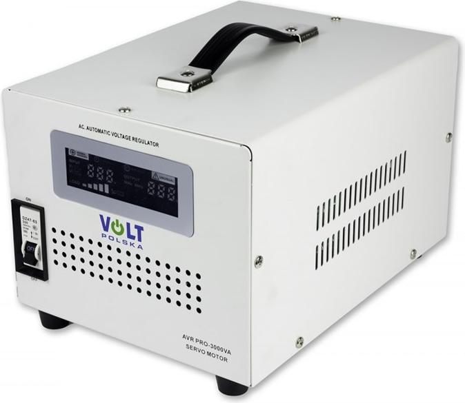Produktbild Volt Polska Stabilizator napiecia AVR PRO 3000VA 3% SERVO (3000 VA, 3000 W, Line-Interaktiv USV)