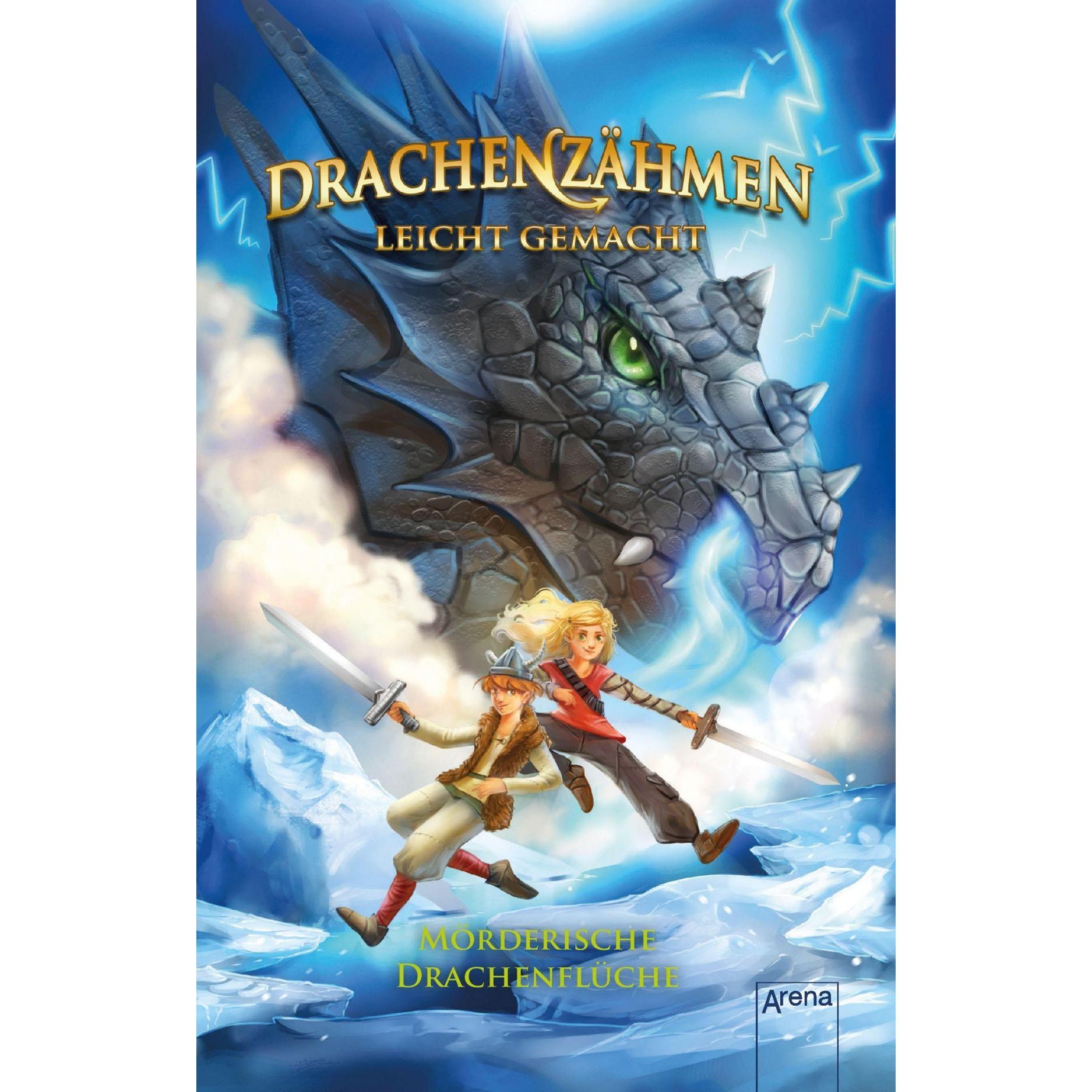 Drachenzähmen leicht gemacht (4). Mörderische Drachenflüche, Libro per bambini di Cucciolo Cressida, Elvira Willems, Clara Vath