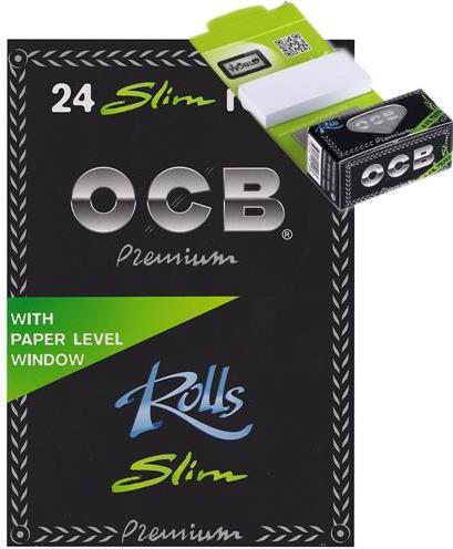 Produktbild OCB black Slim Rolls mit Filter Box