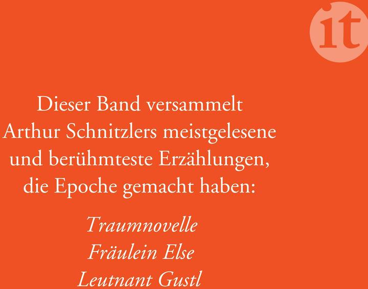 Produktbild Traumnovelle / Fräulein Else / Leutnant Gustl (Deutsch, Arthur Schnitzler, 2012)