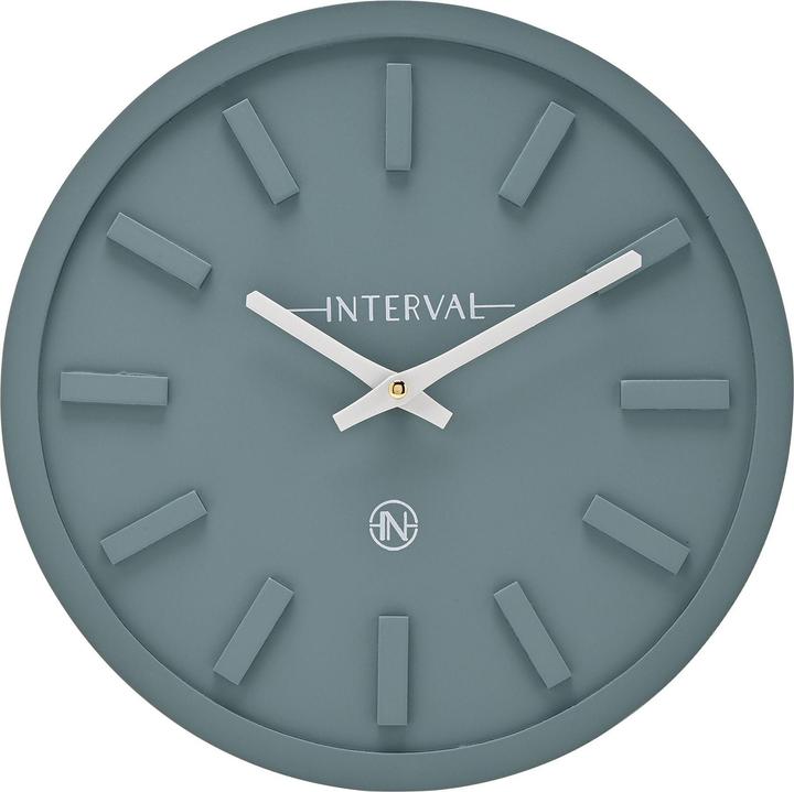 Actual product image Interval Minimalist Wall Clock 30cm - Teal (30 cm)