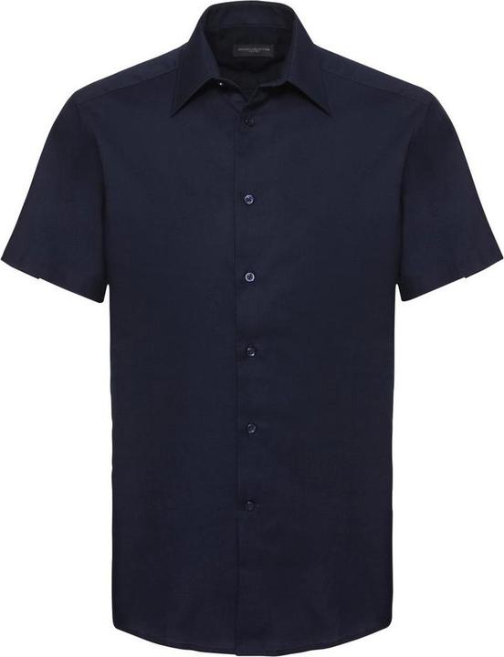Russell Collection Oxford Hemd Kurzarm pflegeleicht (102, 122, 46 C, 44 C)
