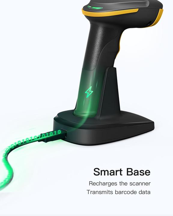 Produktbild Inateck Barcodescanner 54 black (BCST-54 black) (1D-Barcodes, 2D-Barcodes, QR-Code)