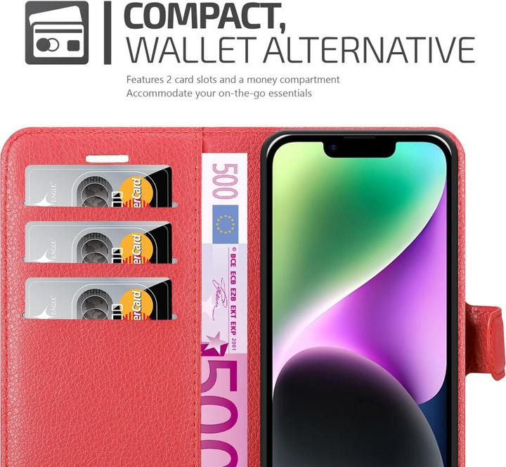 Actual product image Cadorabo Case for Apple iPhone 14 in Book Stand Style (Apple iPhone 14)