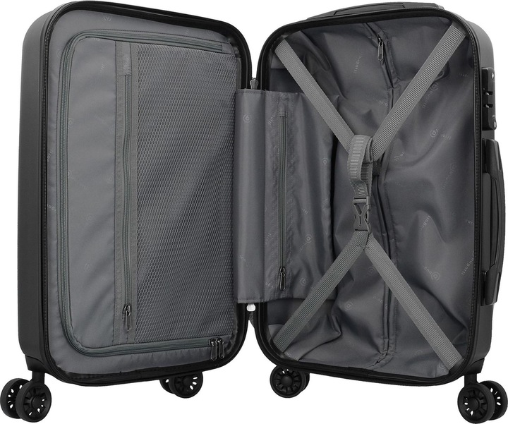 Actual product image Bugatti Lima 2.0 4-wheel cabin trolley 55 cm with double wheels (41 l, Hand luggage (up to 50 litres))