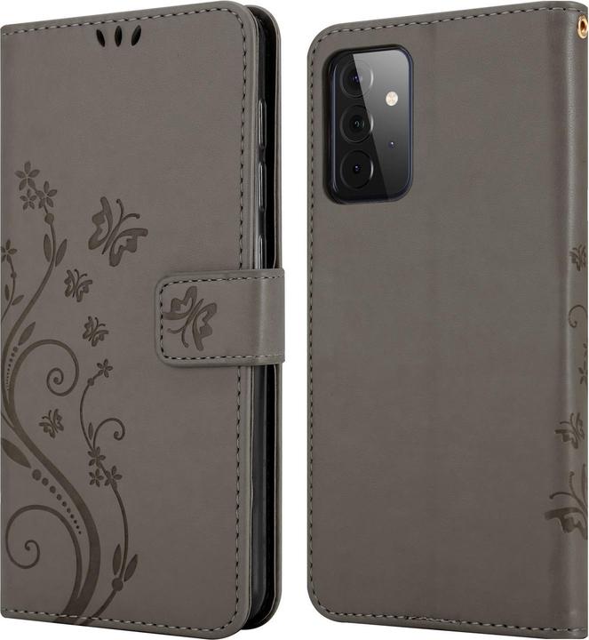 Produktbild Cadorabo Flower Book Hülle (Samsung Galaxy A72, Samsung Galaxy A72 5G)
