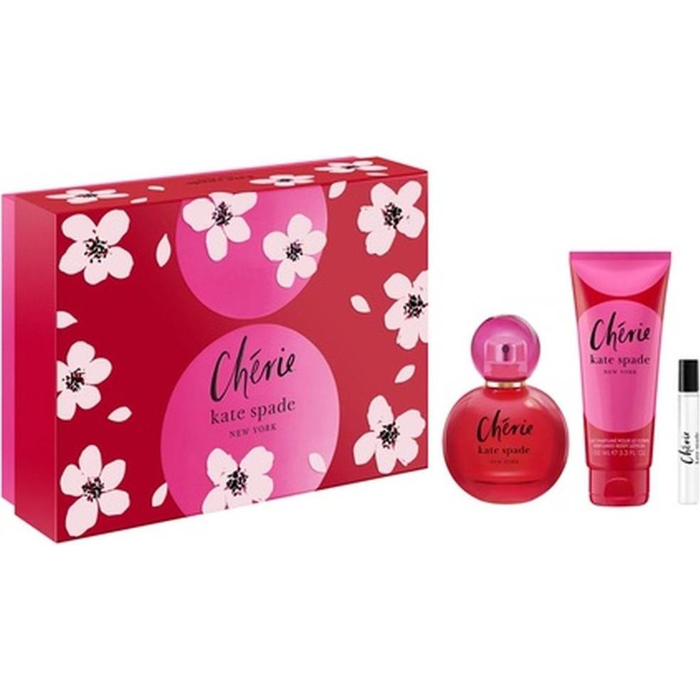 Kate Spade Cherie Eau De Parfum 100ml + Eau De Parfum 7.5ml + Body Lotion 100ml (Parfum Set) (57244076)