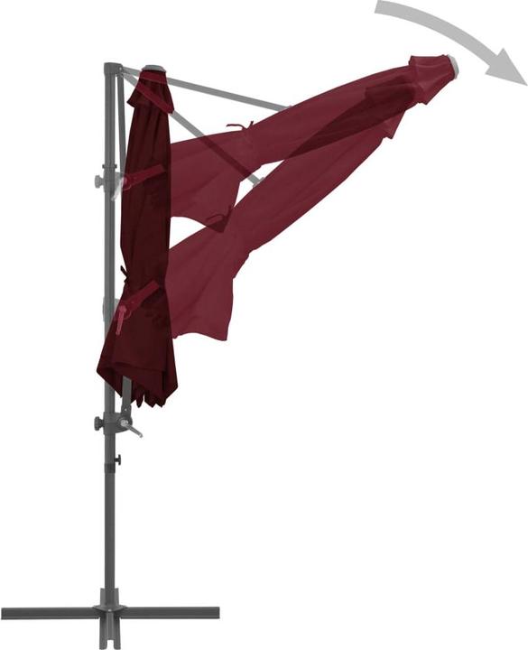 Produktbild vidaXL freischwingender Sonnenschirm (3 m)