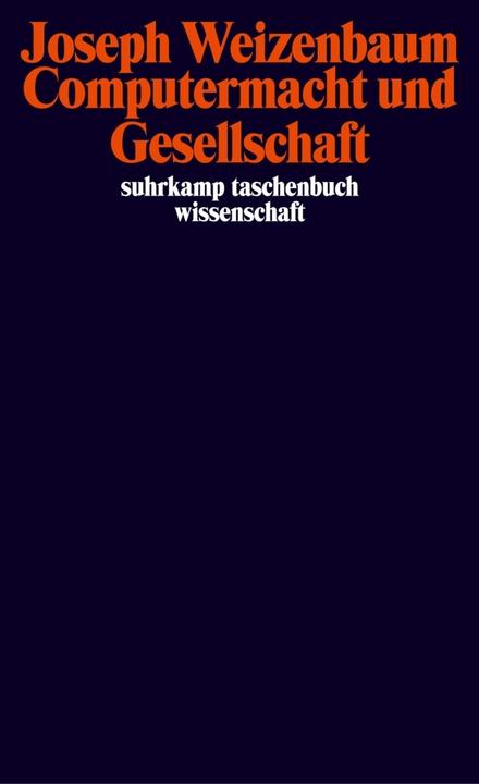 Produktbild Computermacht und Gesellschaft (Deutsch, Joseph Weizenbaum)