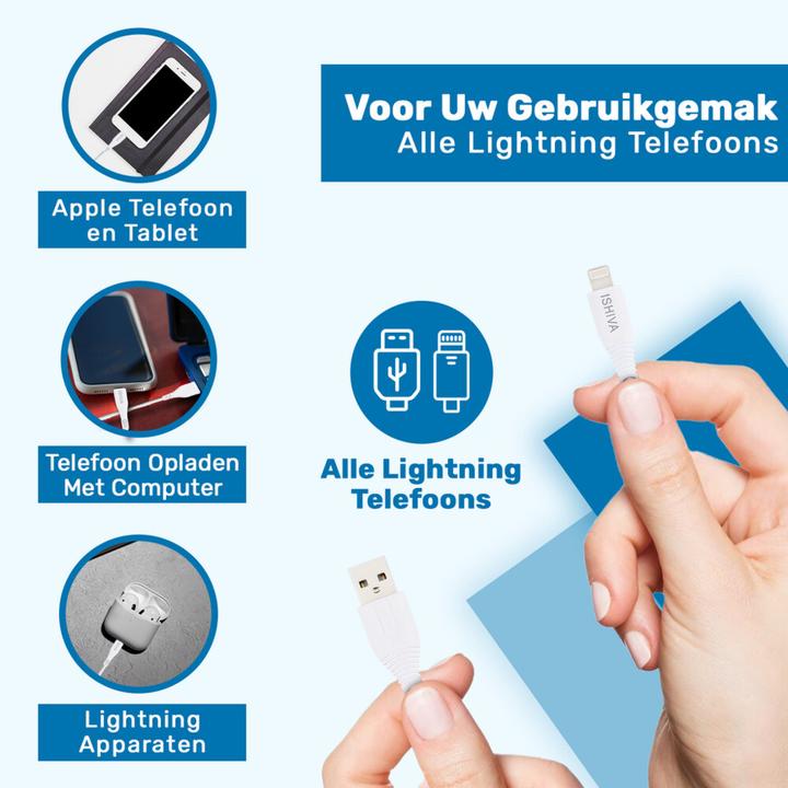 Produktbild Ishiva UFUZON-Kabel - USB A auf Lightning - 1 m (1 m)