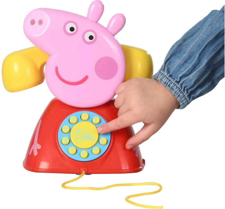 Actual product image HTI Peppa Pig pull-along phone