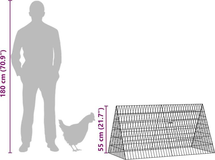 Image du produit vidaXL Hühnergehege