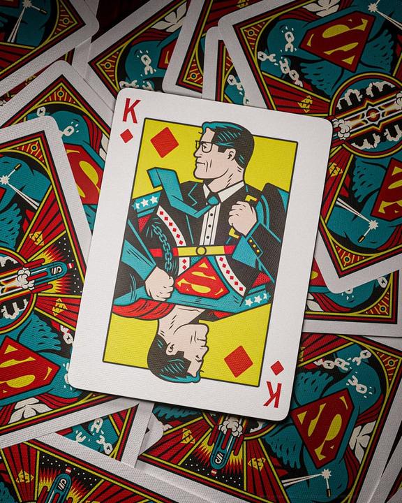 Actual product image Theory11 DC Comics playing cards Superman: The Man of Steel (English)