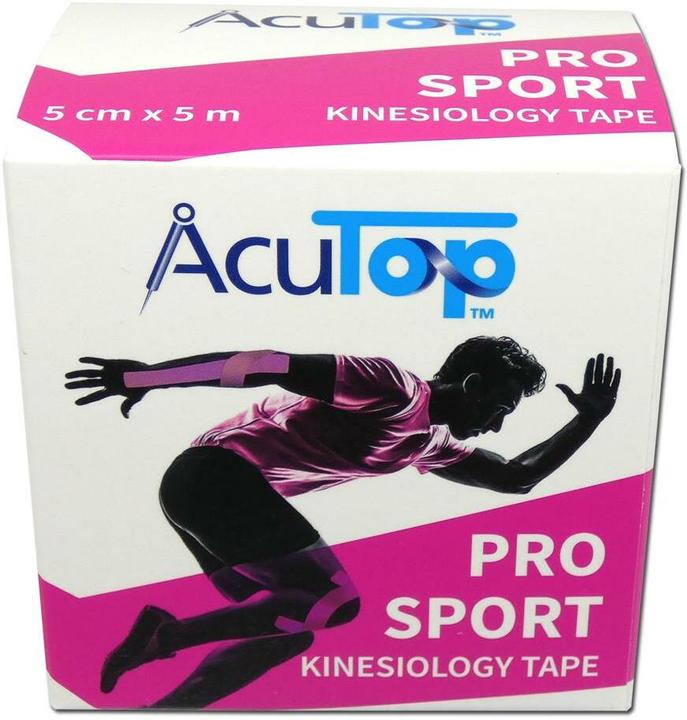 Immagine prodotto AcuTop Kinesio Tape Pro Sport, 5cmx5m, rosa (5 m)